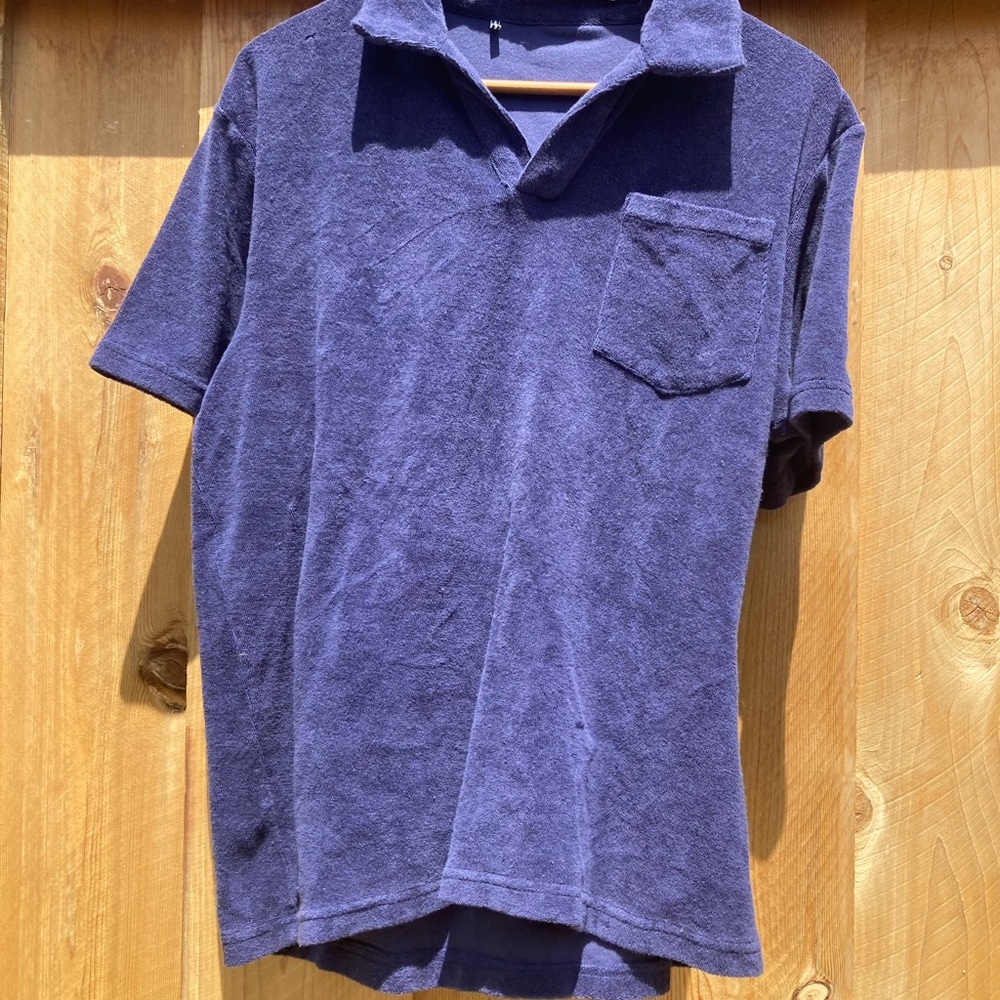 Criquet Blue Polo Shirt Classic Supima Cotton